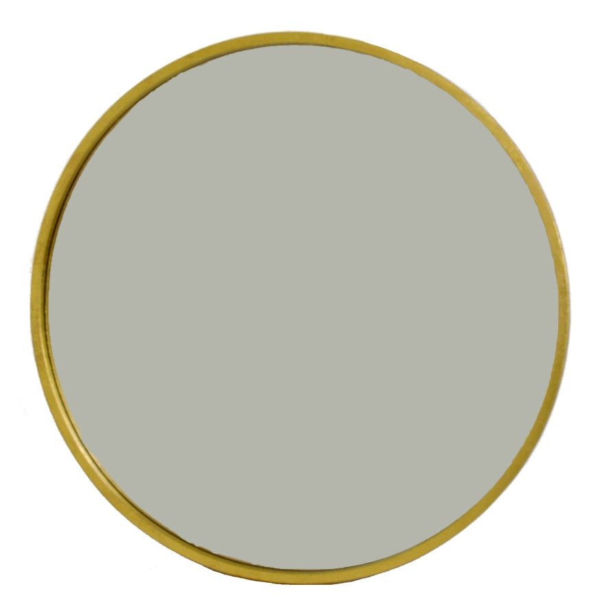 Gold Large Round Mirror