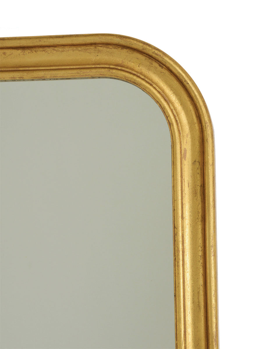 Gold Louis Philippe Wall Mirror - Small