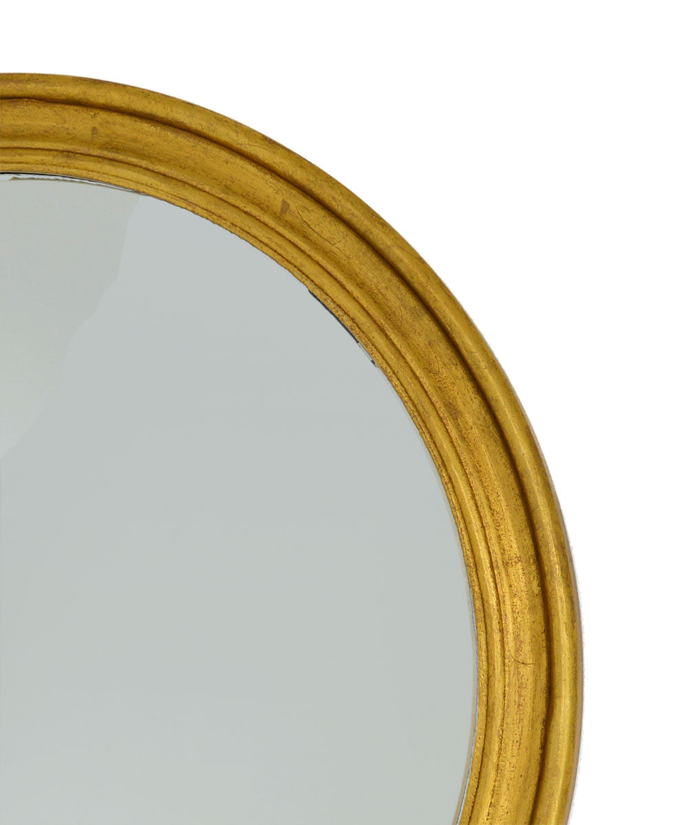 Gold Round Wall Mirror