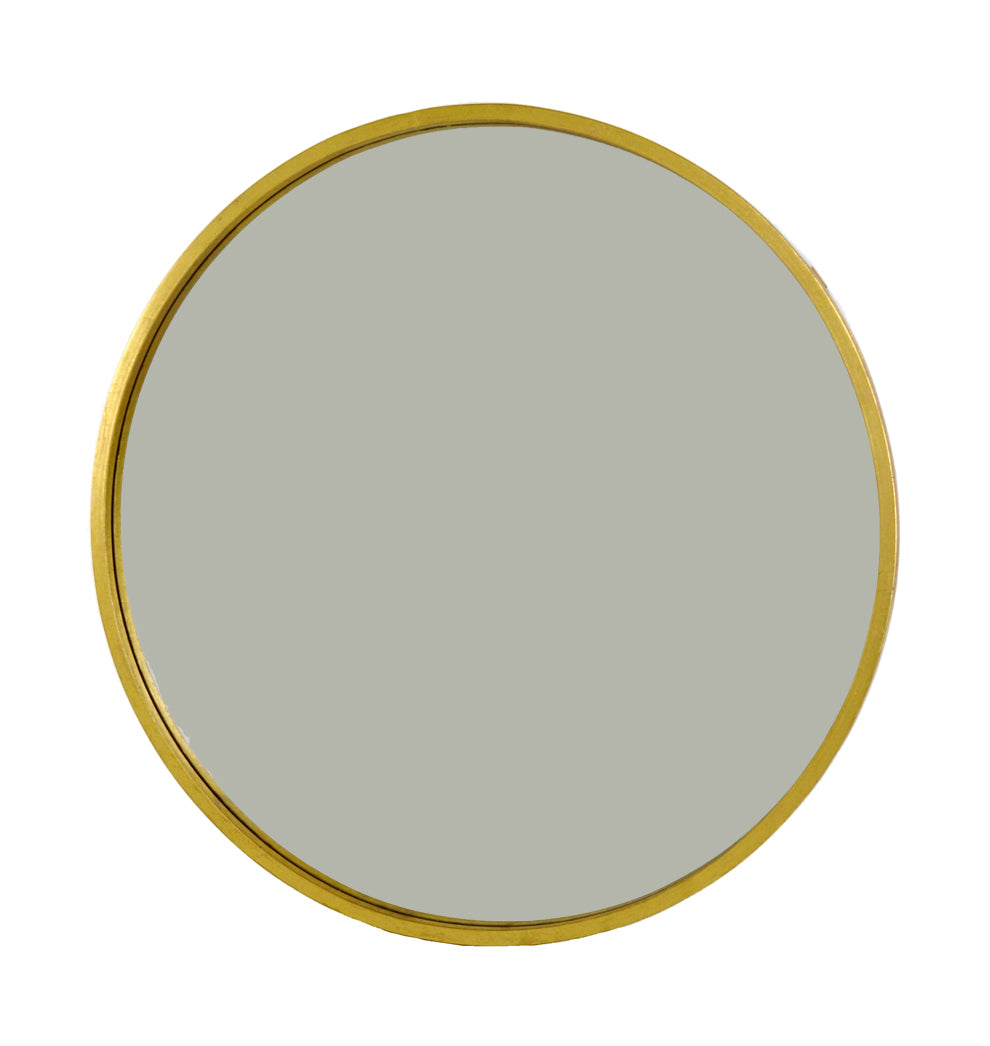 Gold Small Round Mirror