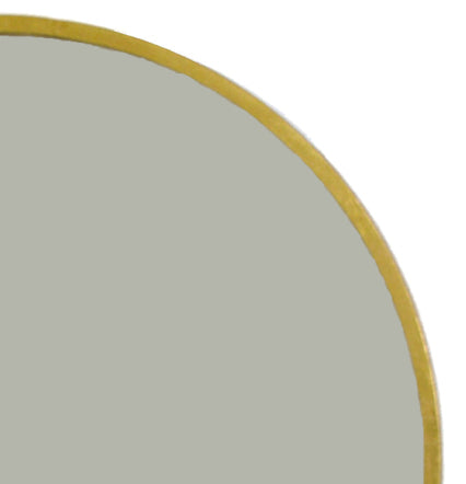Gold Small Round Mirror