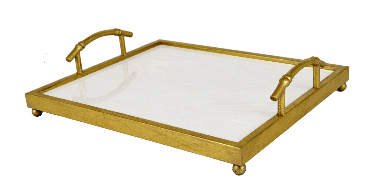Gold Tray - Greene & Co Interiors Gold Tray - Greene & Co Interiors
