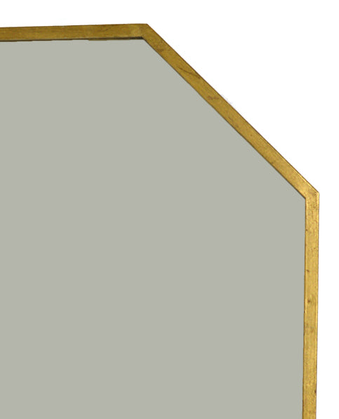 Gold Octagon Mirror