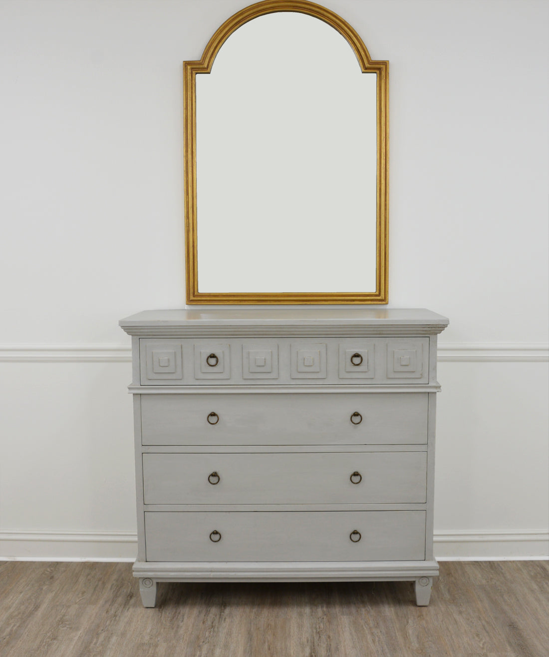 Gold Arch Wall Mirror