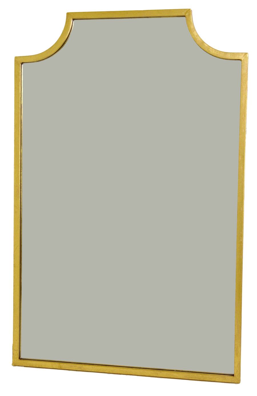 Gold Leaf Metal Wall Mirror