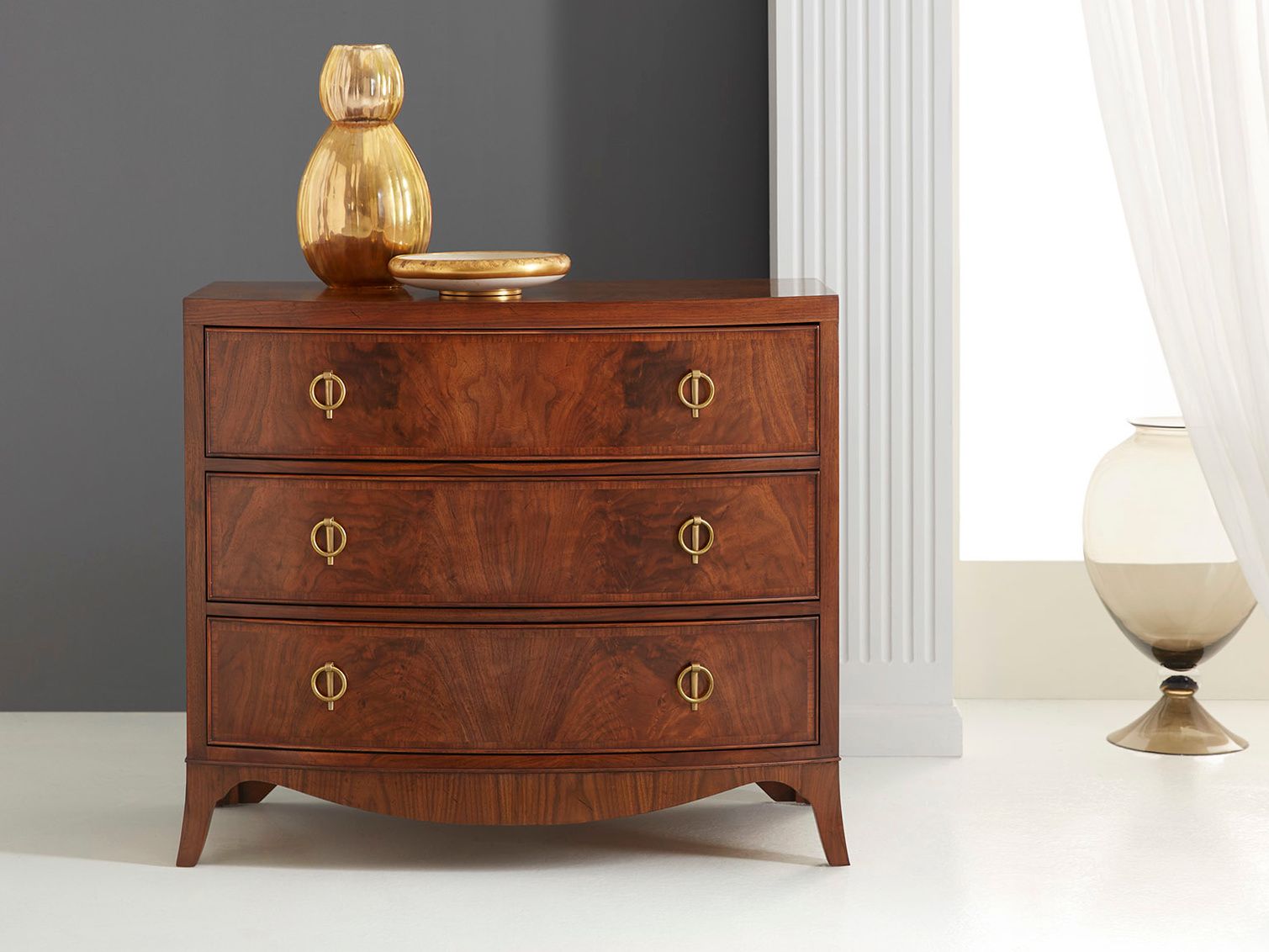 Medium Bowfront Chest