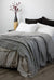 Kent Linen Bedspread- Asphalt
