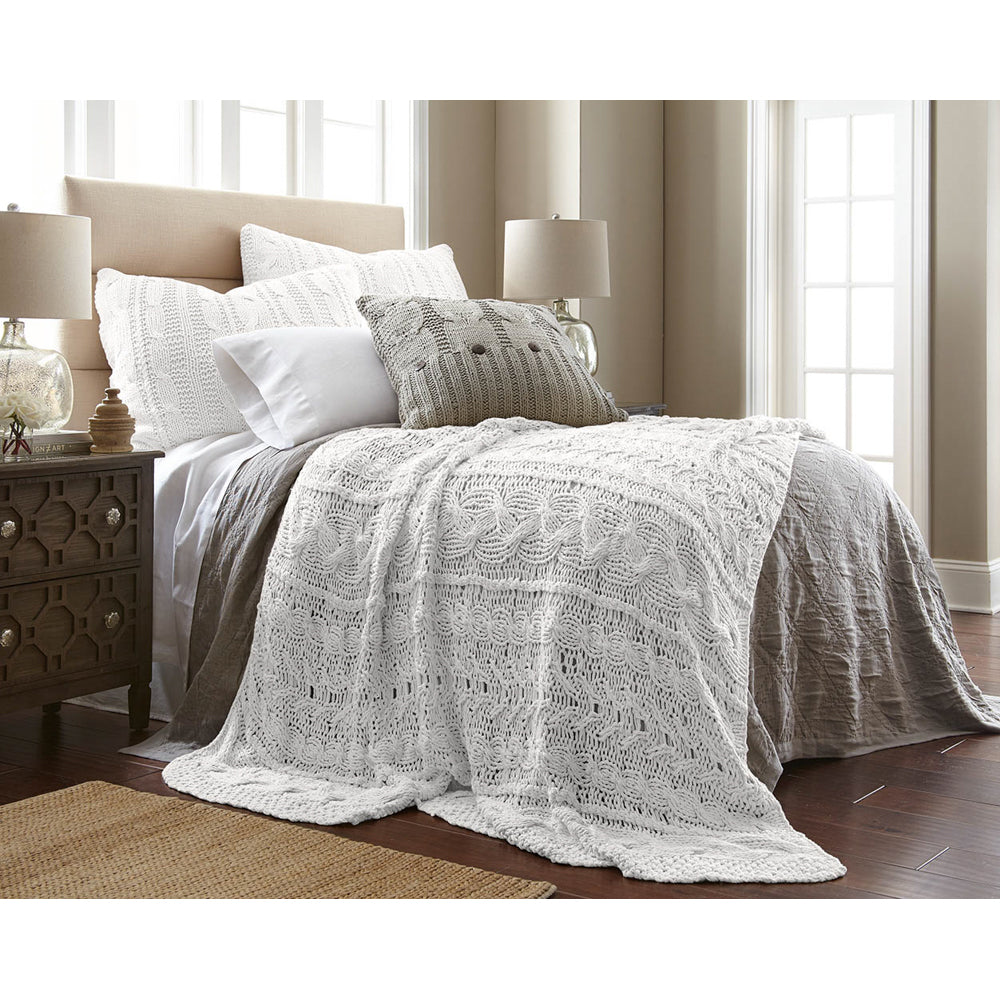 Micah Coverlet - White