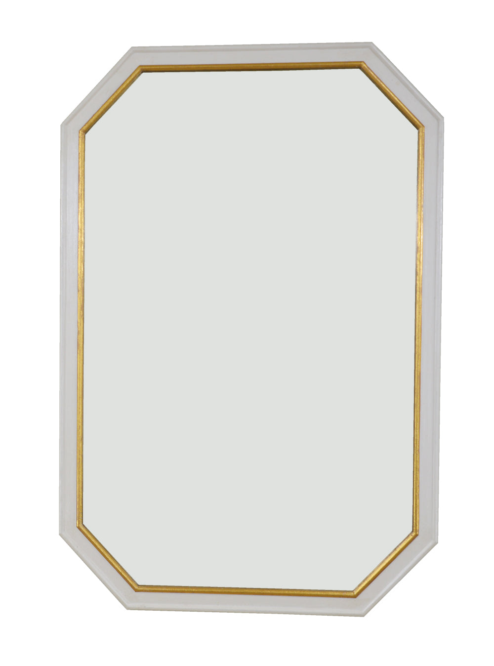 Pearl White & Gold Wall Mirror
