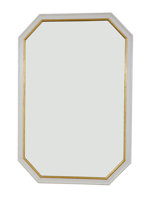 Pearl White & Gold Wall Mirror