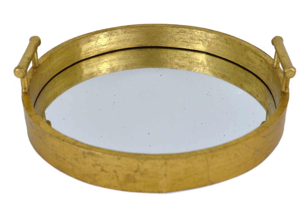 Gold Round Tray