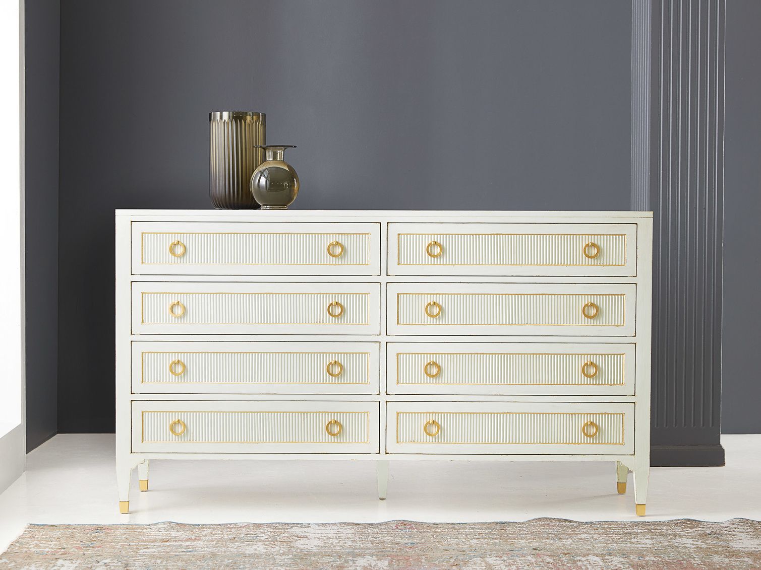Swedish Reeded Dresser - Greene & Co Interiors Swedish Reeded Dresser - Greene & Co Interiors