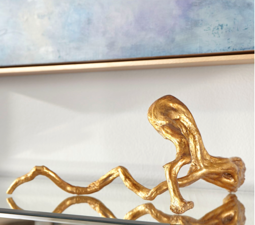 Drifting Gold Sculpture