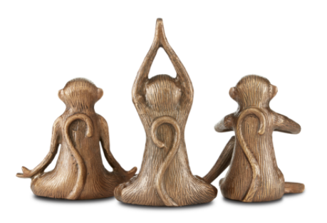 Zen monkey Set of 3