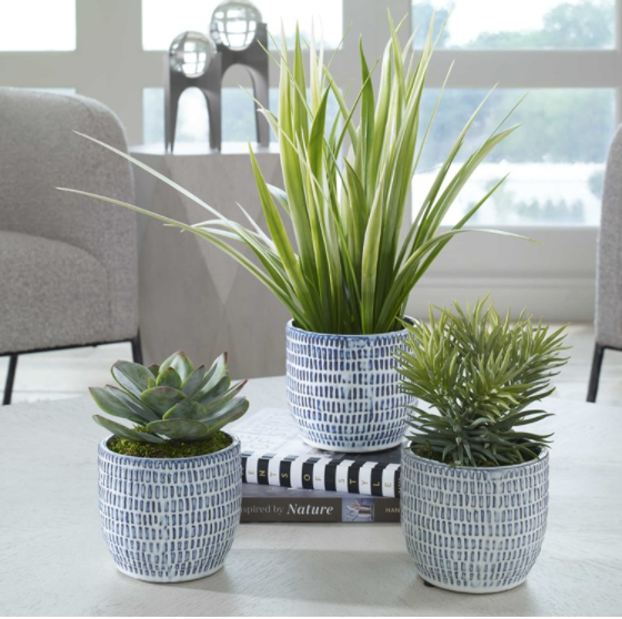 Puebla Greenery Set of 3