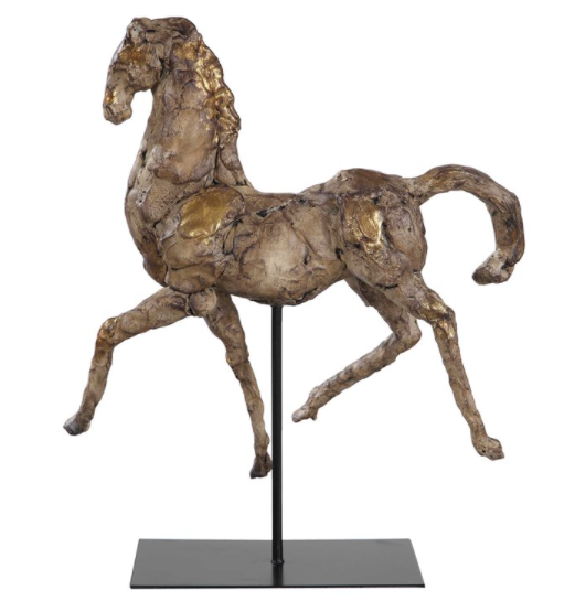 Caballo Dorado Sculpture