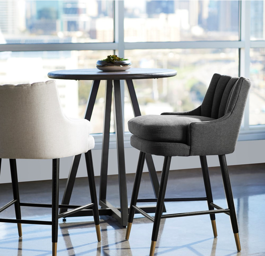 Tesoro Counter Stool Black