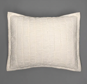 Ruched Quilt - Ivory