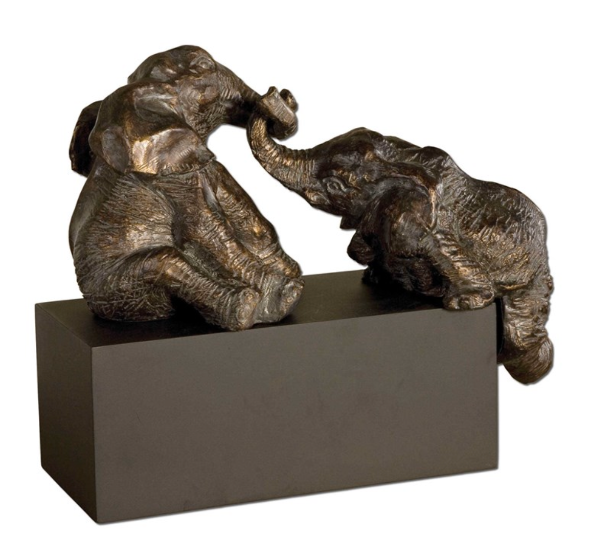Playful Pachyderms Figurine
