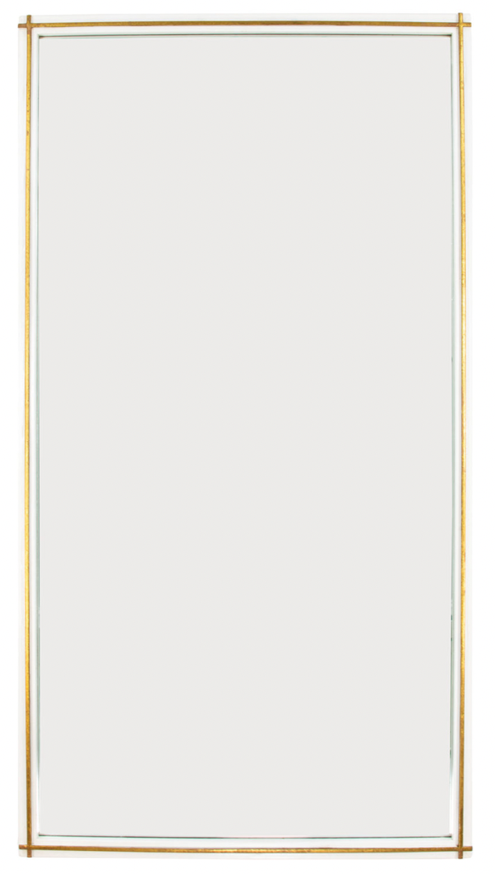 White and Gold Mirror