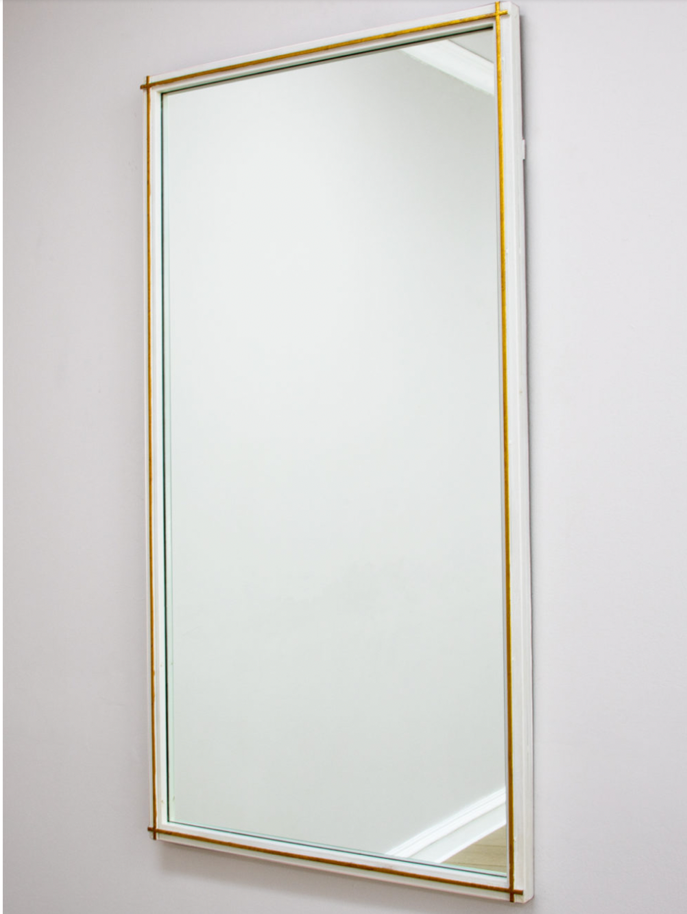 White and Gold Mirror