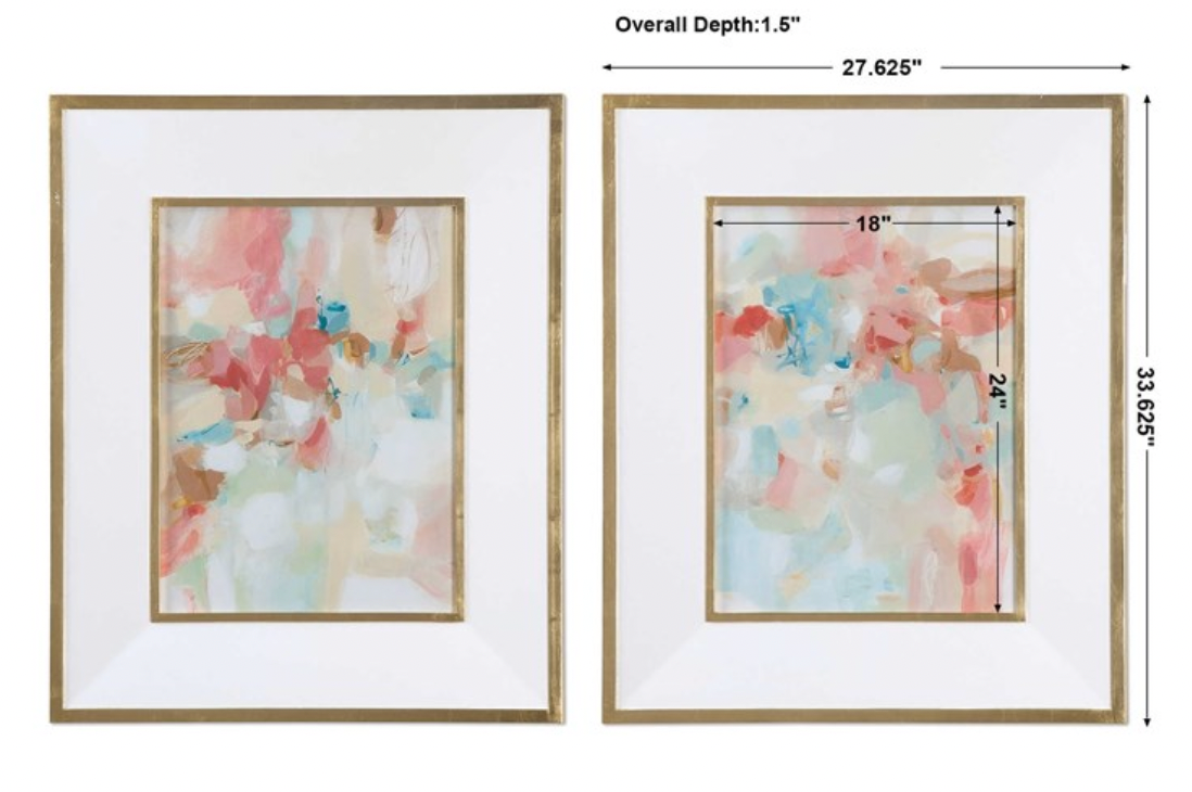 A Touch of Blush - Set of 2