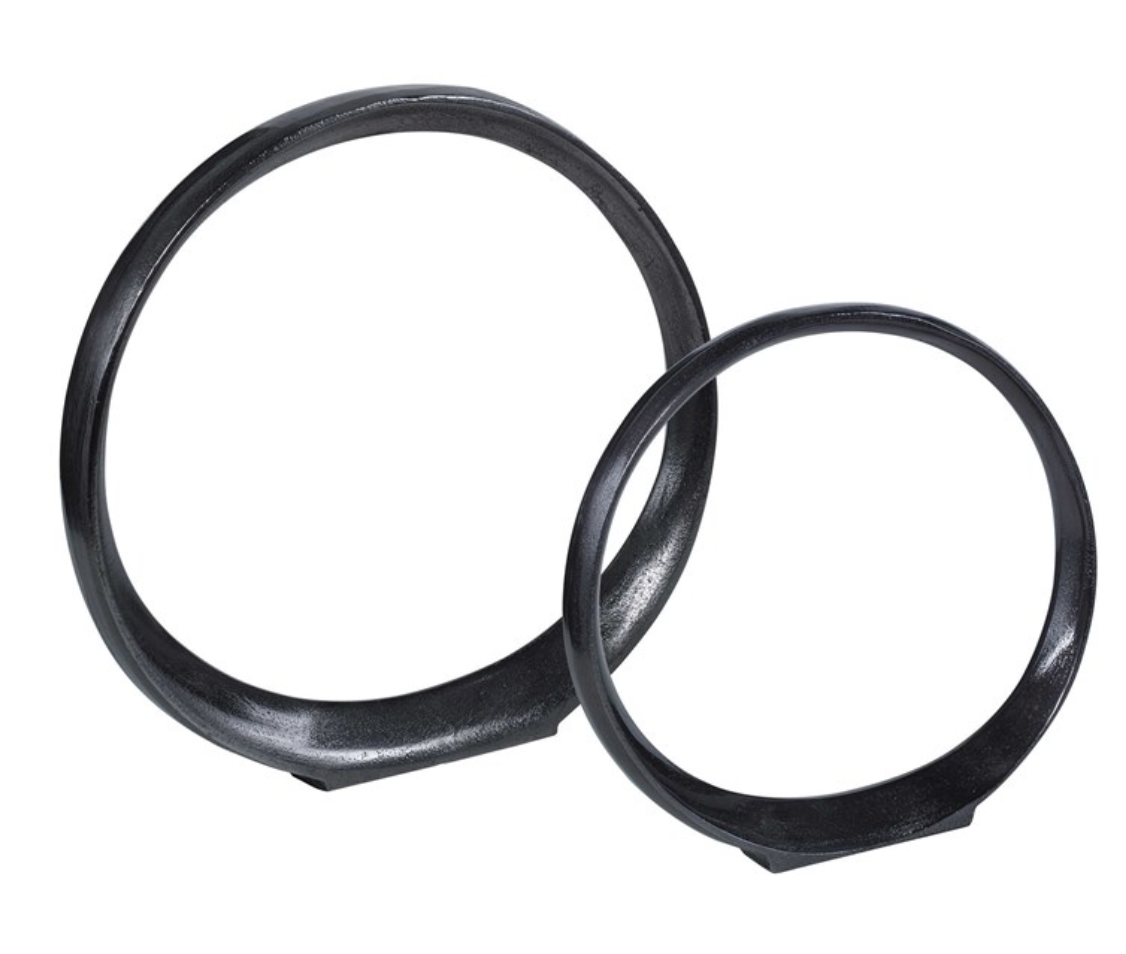 Orbits Ring Sculpture - set of 2