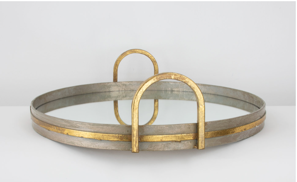 Champagne & Gold Tray