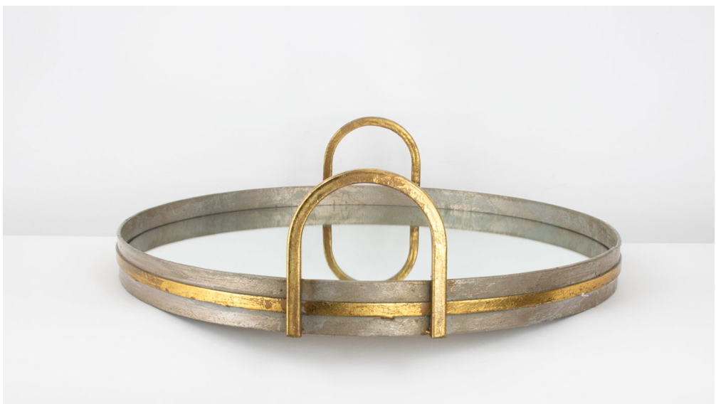 Champagne & Gold Tray