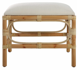 Laguna Small Bench, White