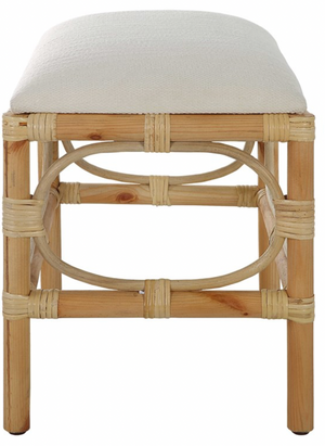 Laguna Small Bench, White