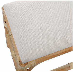 Laguna Small Bench, White