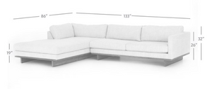 Everly 2 Pc Sectional