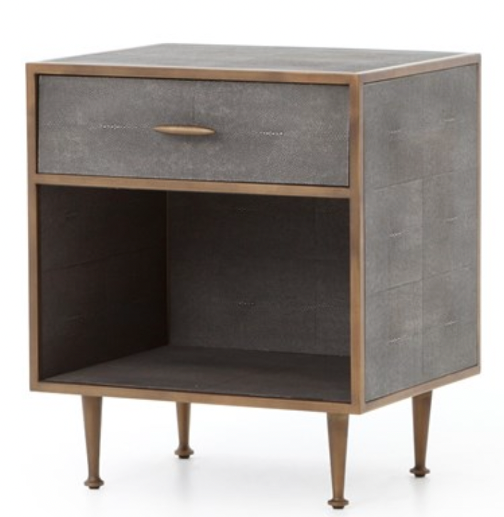 Shagreen Bedside Table