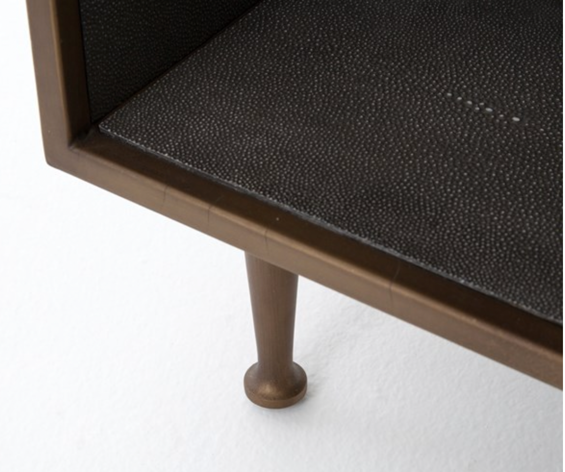 Shagreen Bedside Table