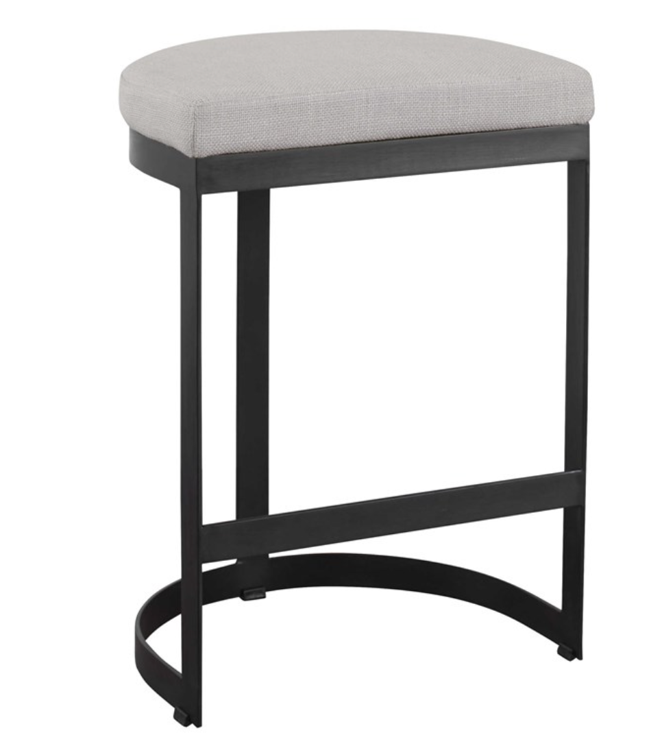 Ivanna Counter Stool, Black