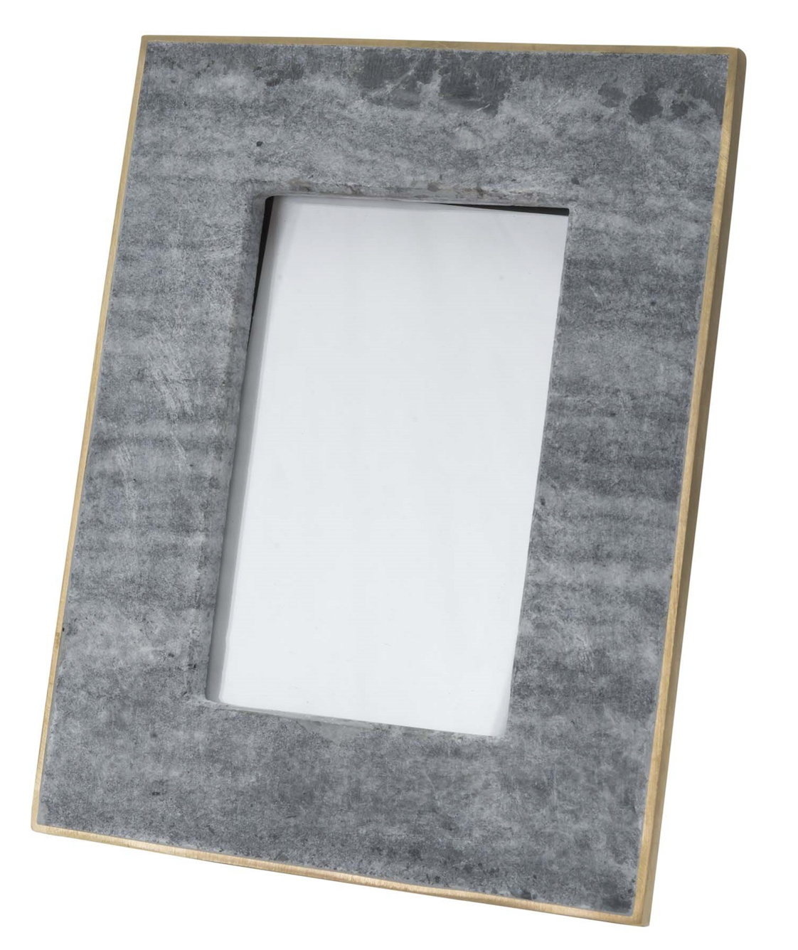 Black Marble/Brass Picture Frame