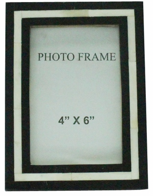 Black and White lined Frame