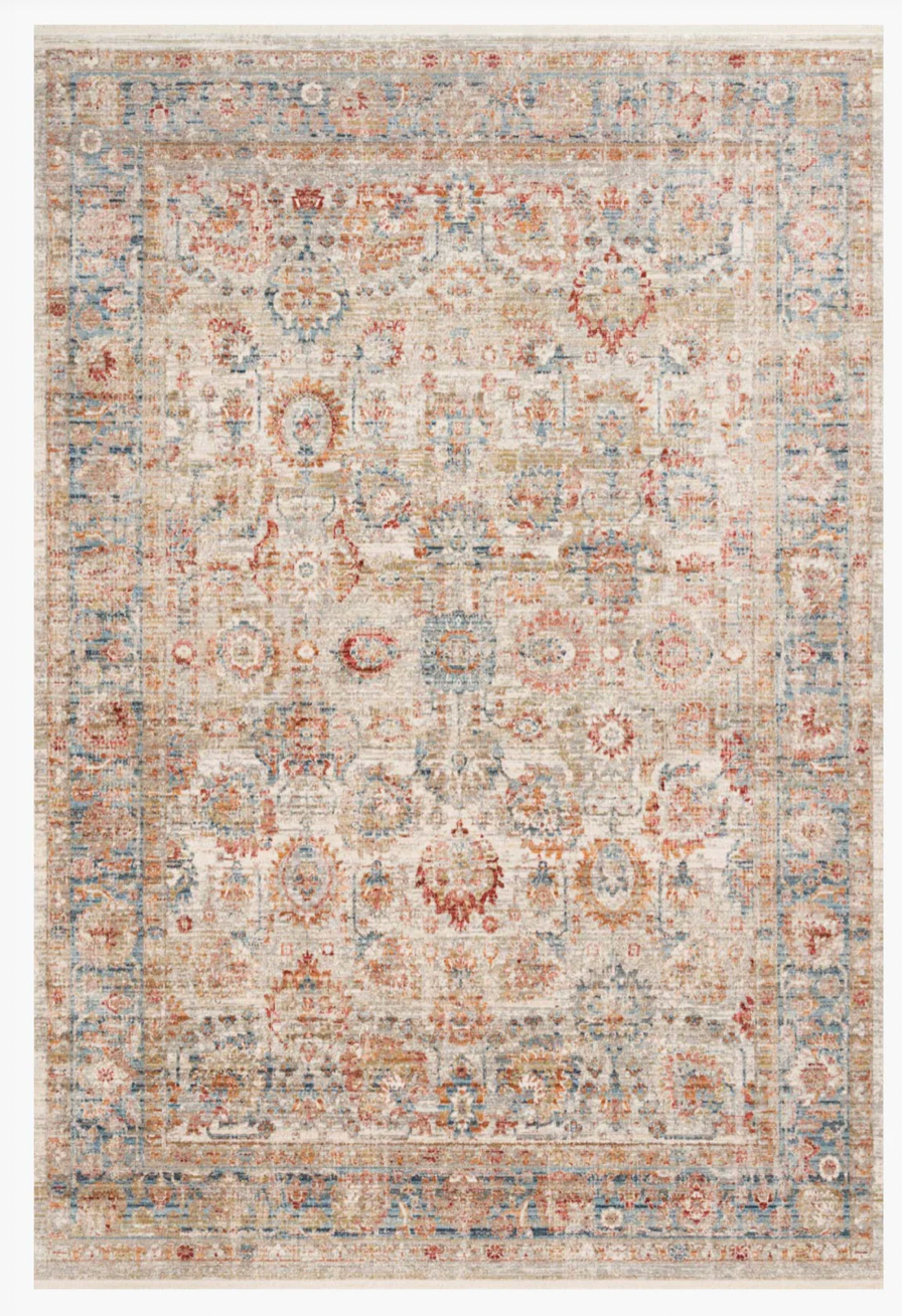 Claire-02 Ivory/Ocean