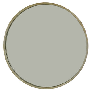Silver Large Round Mirror