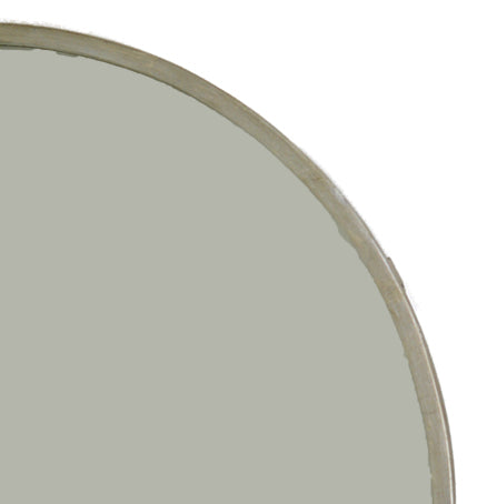 Silver Large Round Mirror