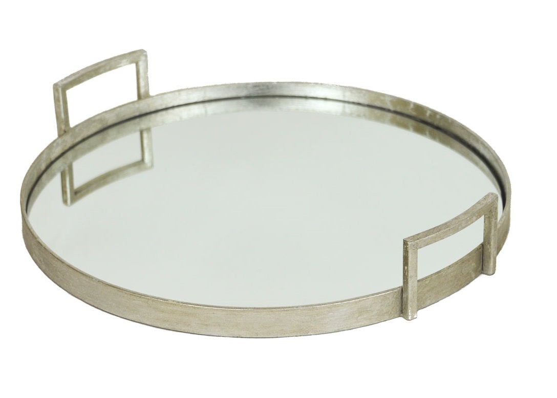 Silver Mirrored Tray