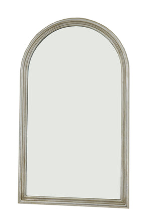 Silver Rounded Wall Mirror