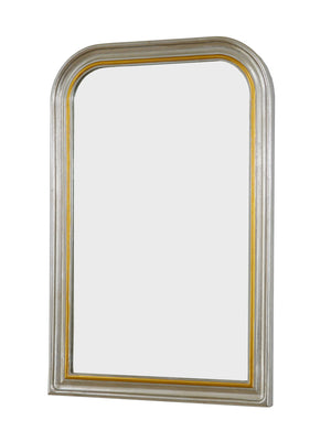 Silver & Gold Louis Philippe Wall Mirror - Small
