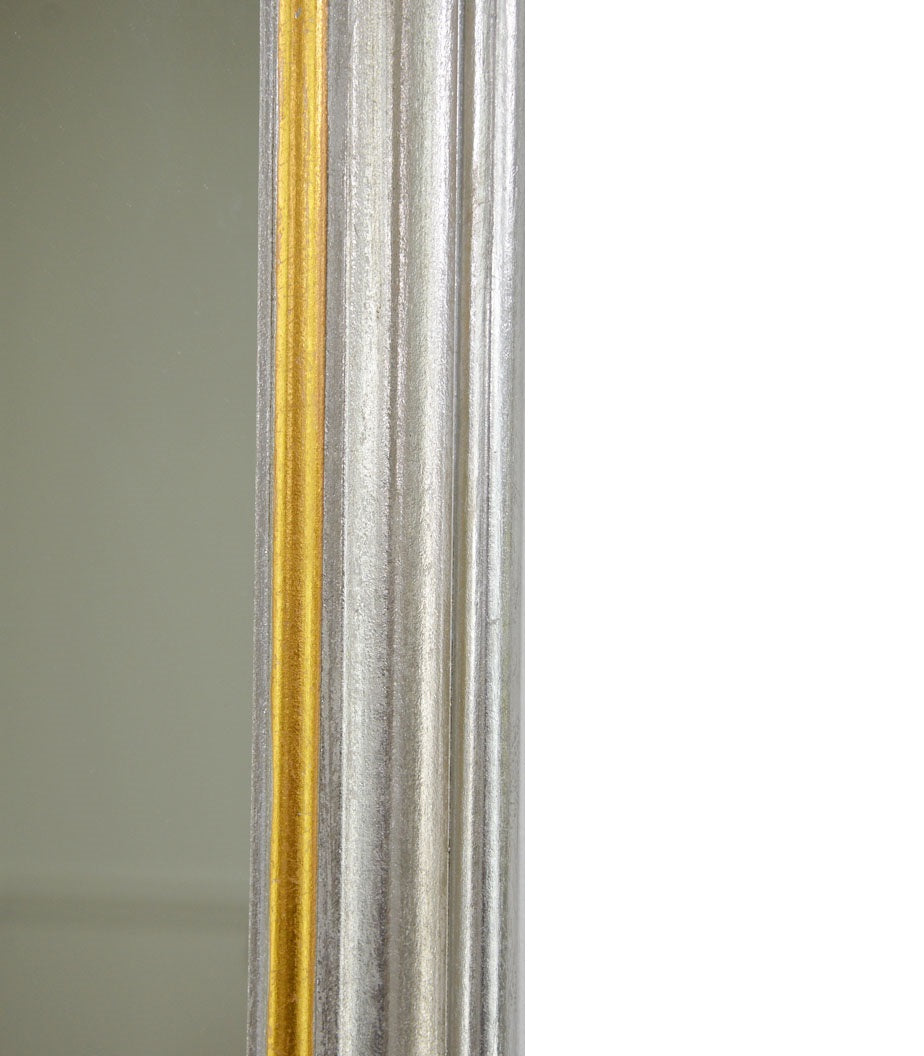 Silver & Gold Louis Philippe Wall Mirror - Small