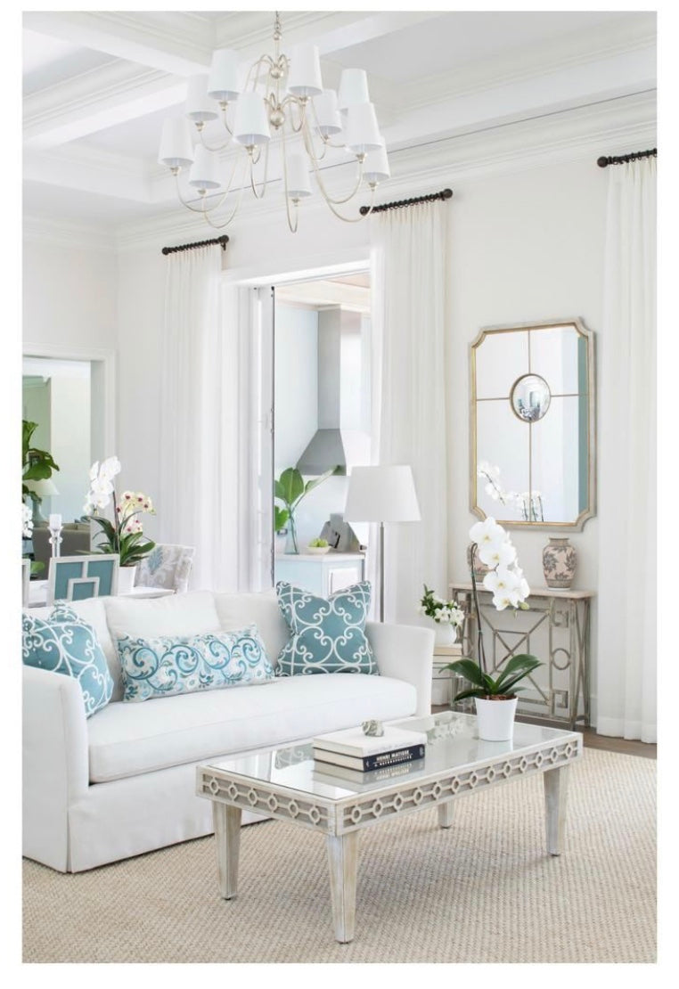 Silver & Gold Sectional Wall Mirror