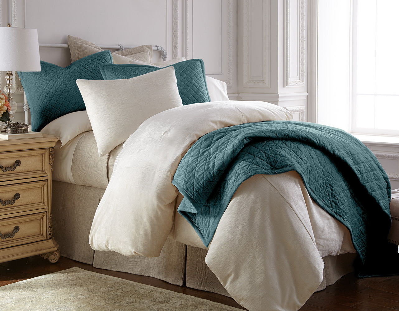 Simona Quilt- Peacock