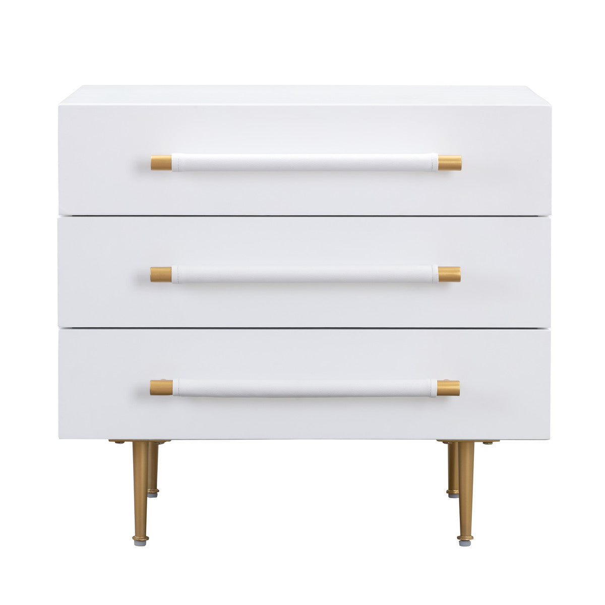 Trident White Nightstand
