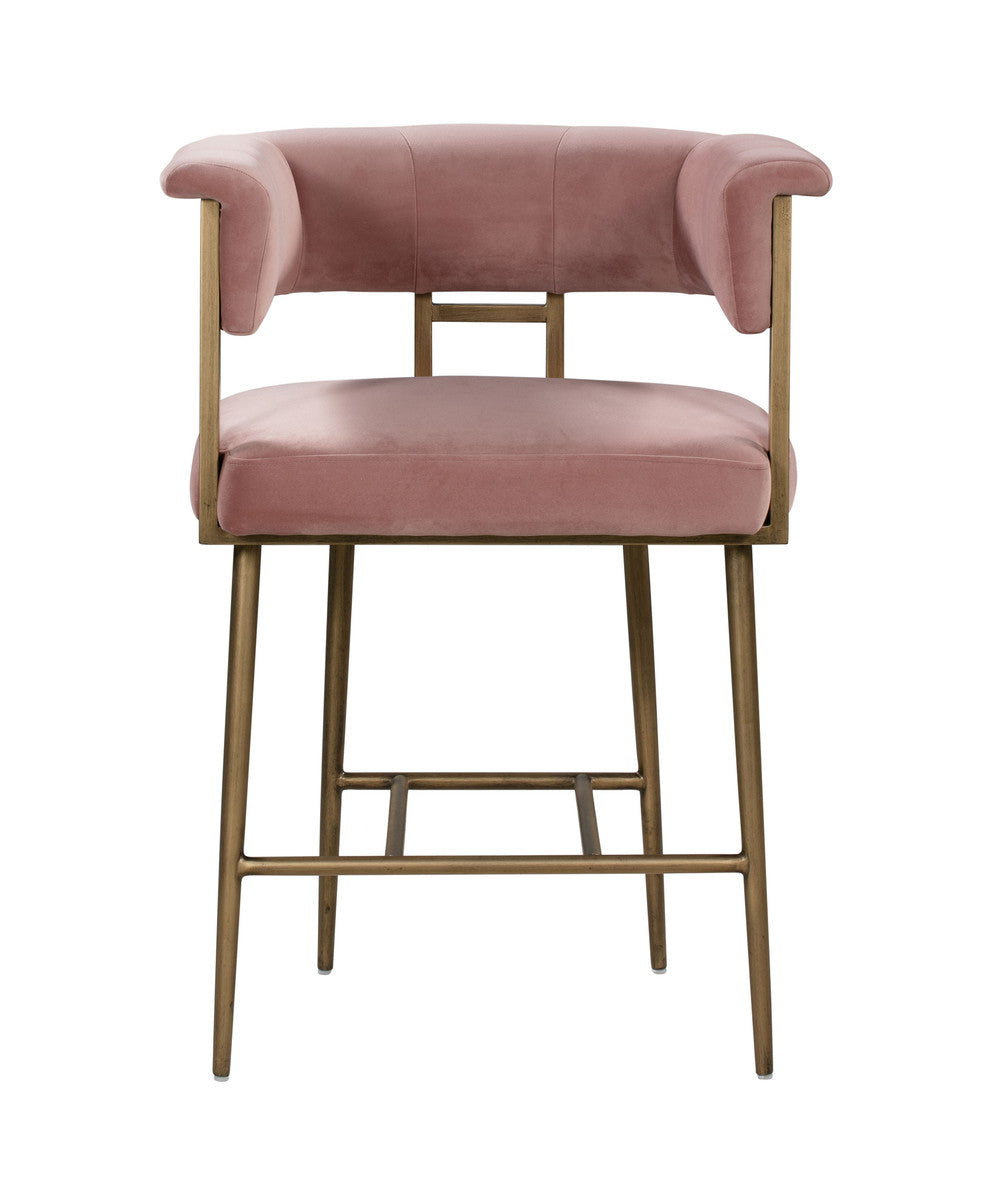 Astrid Blush Counter Stool