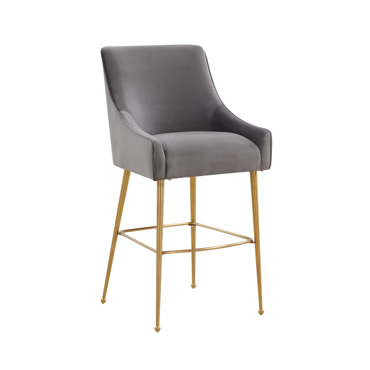 Beatrix Grey Bar Stool